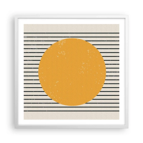 Poszter fekete keretben - Az egyszerűség ereje - 60x60 cm