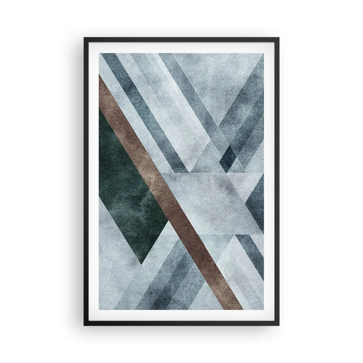 Poszter fehér keretben - A geometria kifinomult eleganciája - 61x91 cm