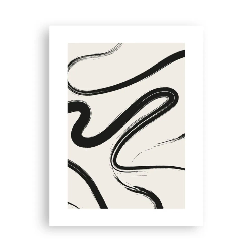 Poszter - Fekete-fehér rajongás - 30x40 cm