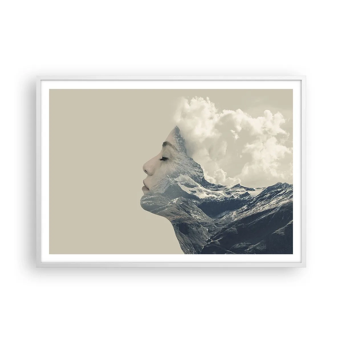 Poszter fekete keretben - Az elemek szépsége - 100x70 cm