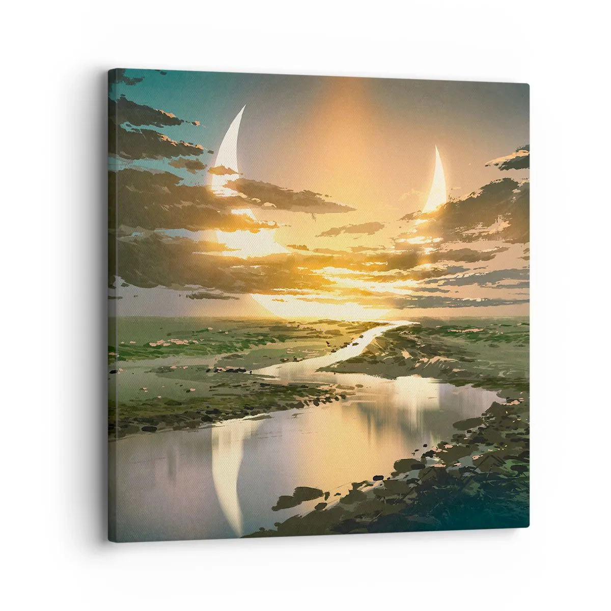 Vászonkép - Valahol egy messzi-messzi galaxisban - 30x30 cm