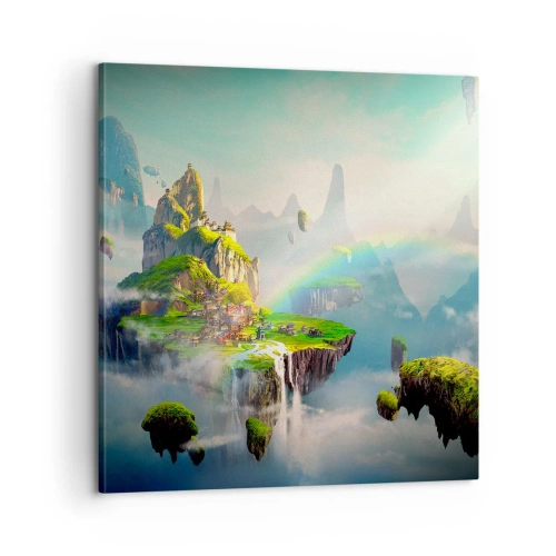 Vászonkép - Az ég közepén - boldog szigetek - 60x60 cm