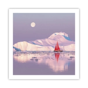 Poszter - A vitorla melege, a jég hidege - 60x60 cm