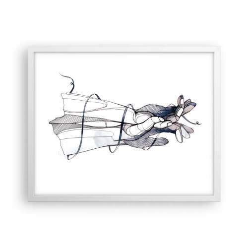 Poszter fekete keretben - Érintés tanulmányozása - 50x40 cm