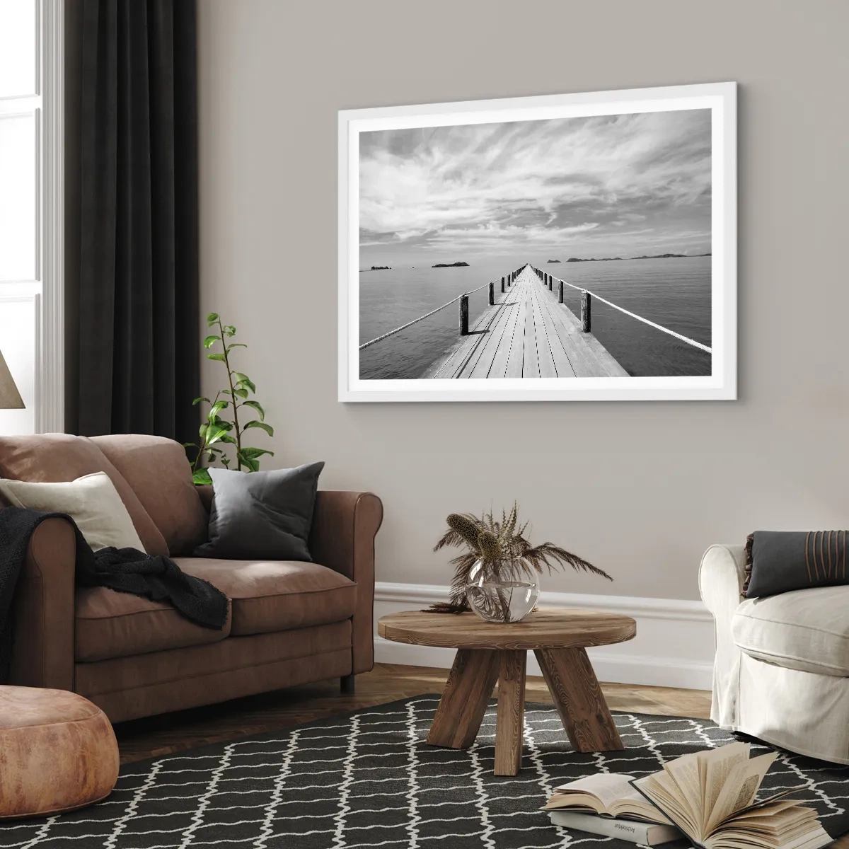 Poszter fekete keretben - Talán egy kirándulás... - 70x50 cm