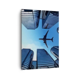 Vászonkép - Kilátás az üveg szurdokból - 70x100 cm