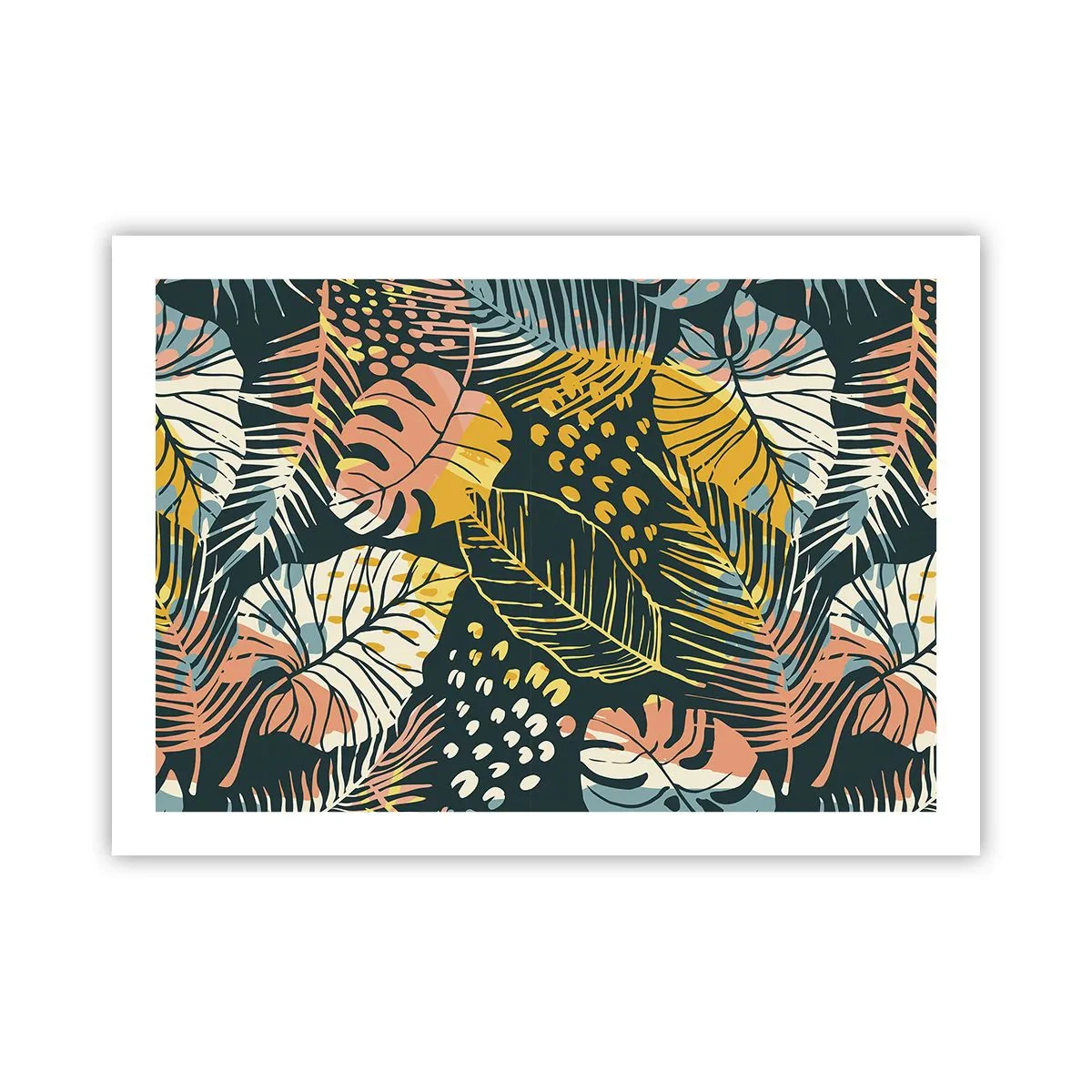 Poszter - Leveles fantázia - 70x50 cm