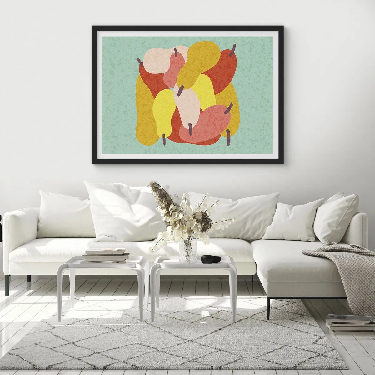 Poszter fehér keretben - Ízlelgetni a nyári napot - 91x61 cm