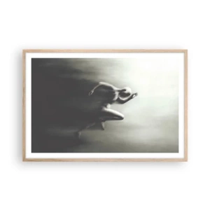 Poszter világos tölgy keretben - Megállíthatatlan - 91x61 cm