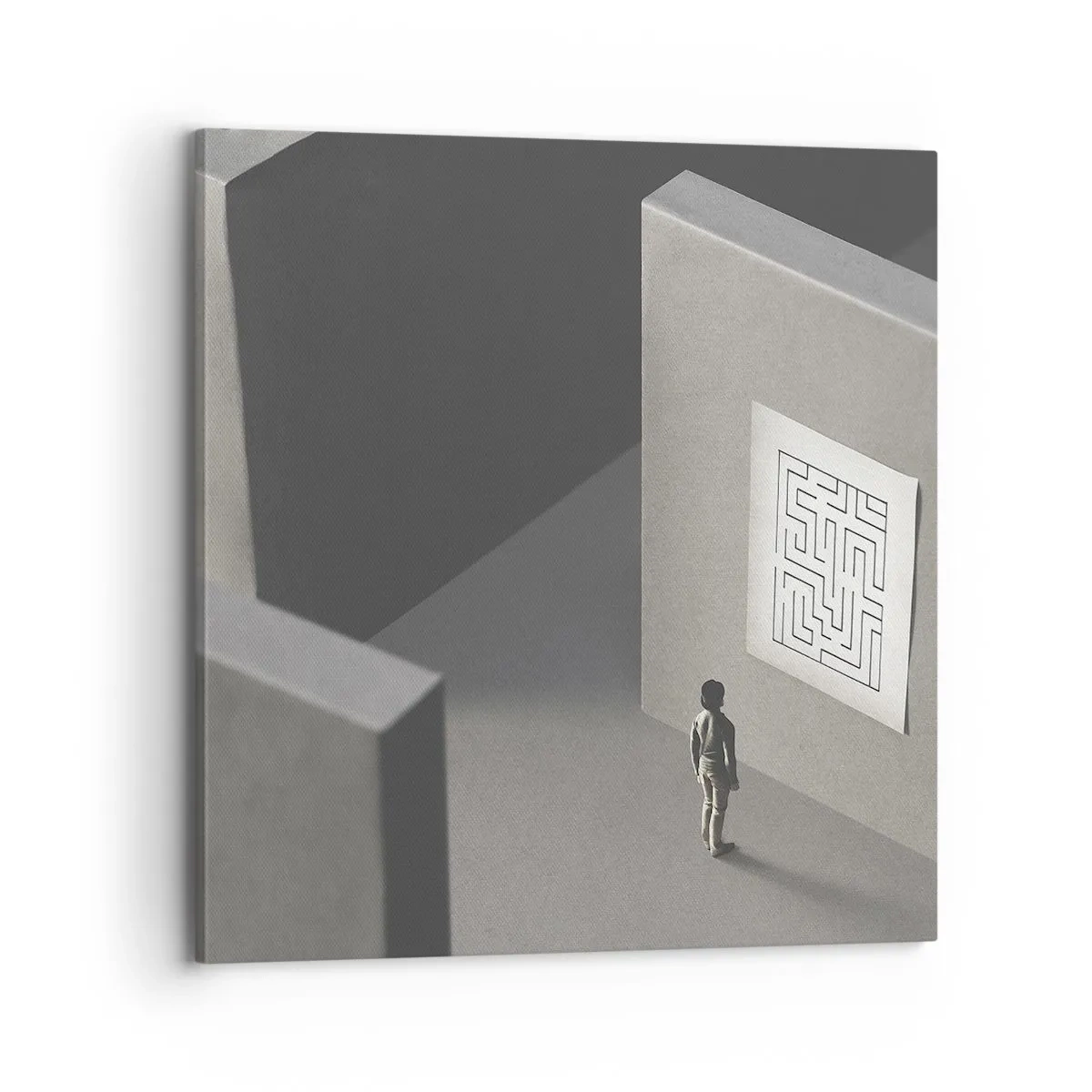 Vászonkép - De én hol vagyok? - 70x70 cm