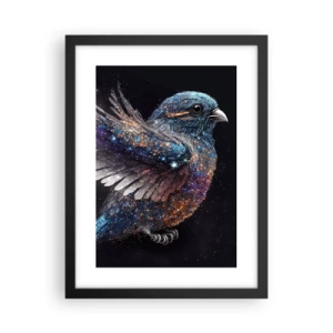 Poszter fehér keretben - Gyémánt veréb - 30x40 cm