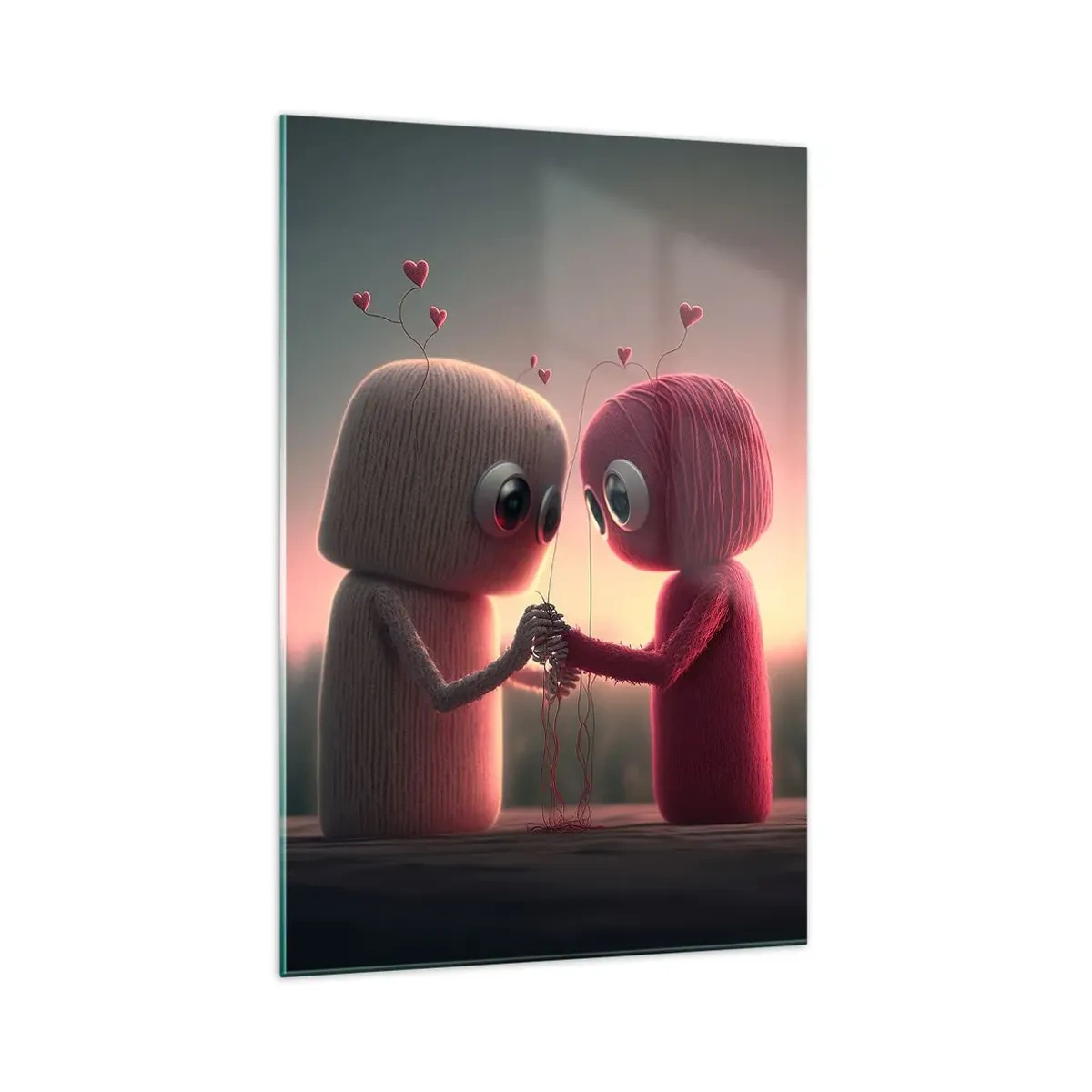 Üveg kép - Mindenki szerethet - 70x100 cm