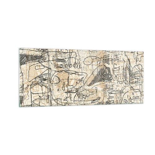 Üveg kép - Dekódolásra vár - 100x40 cm