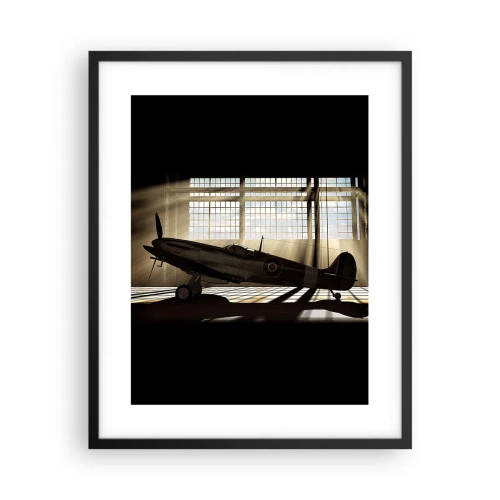 Poszter fehér keretben - Harcos pihenése - 40x50 cm