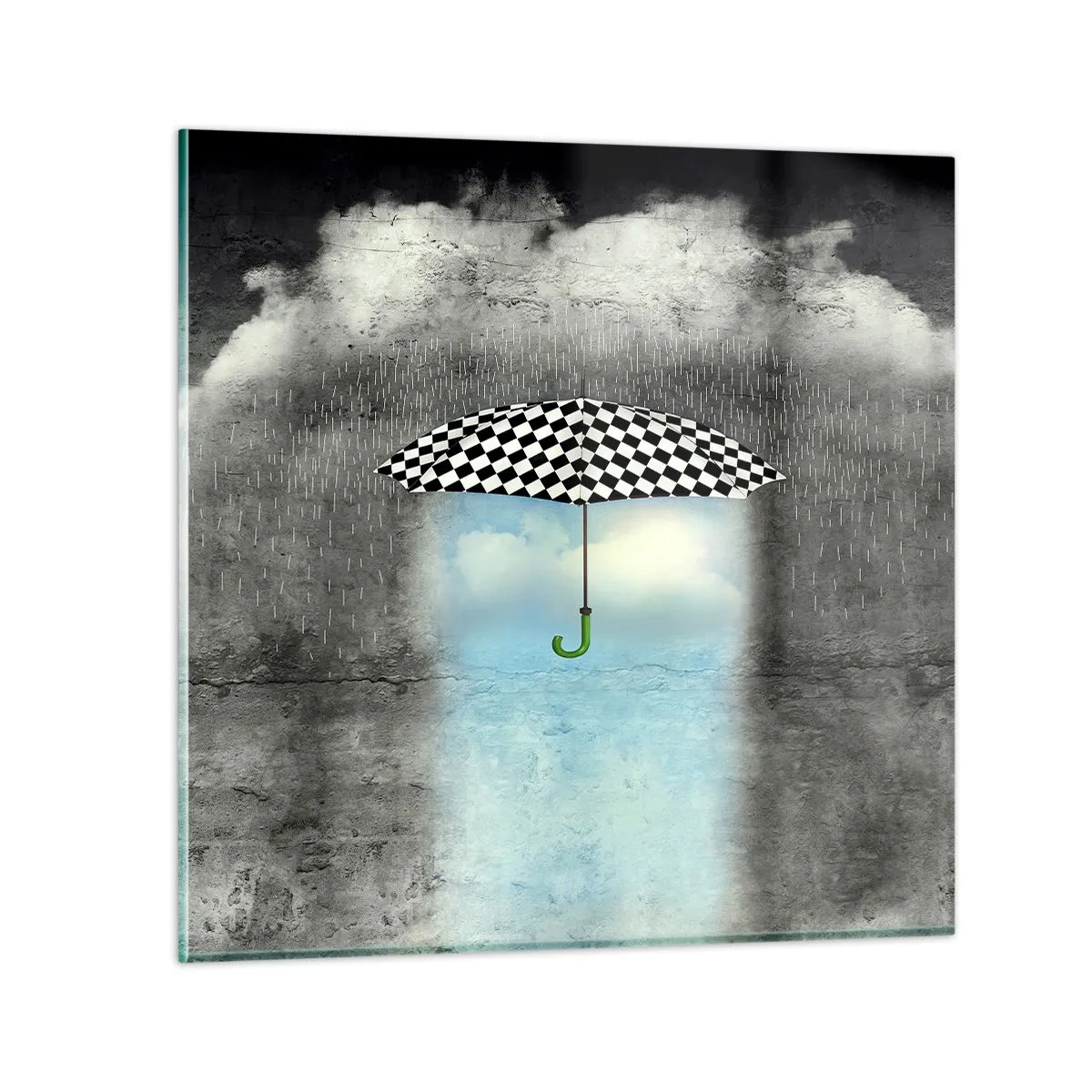 Üveg kép - Mégis lehetséges - 30x30 cm