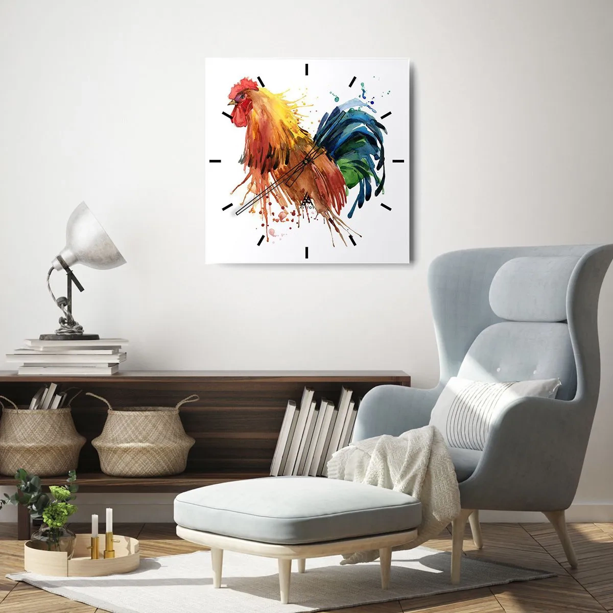 Falióra, Óra - Királyi ruha, királyi büszkeség - 40x40 cm