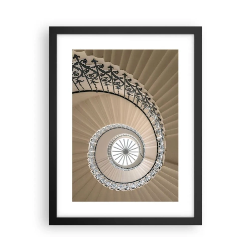 Poszter fehér keretben - Egy kagyló közepén - 30x40 cm