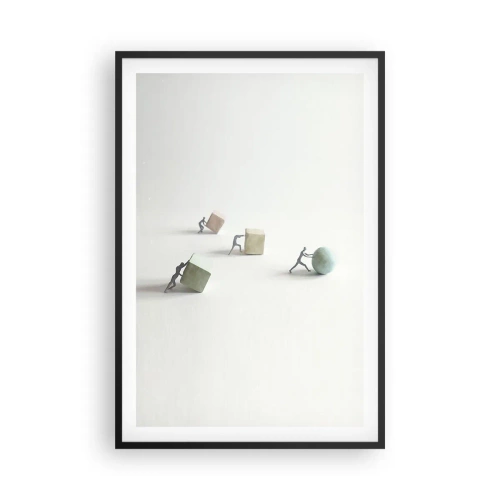 Poszter fehér keretben - Maga az élet - 61x91 cm