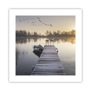 Poszter - Egy kis idő múlva visszajövök - 40x40 cm