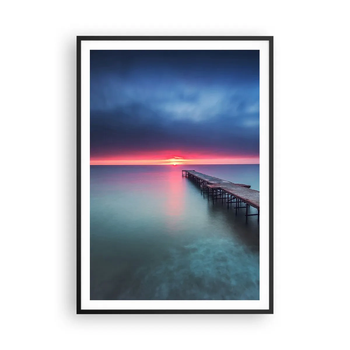 Poszter fehér keretben - Ég és föld között - 70x100 cm