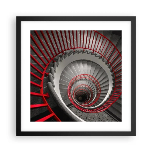 Poszter fehér keretben - Építészeti játékok - 40x40 cm