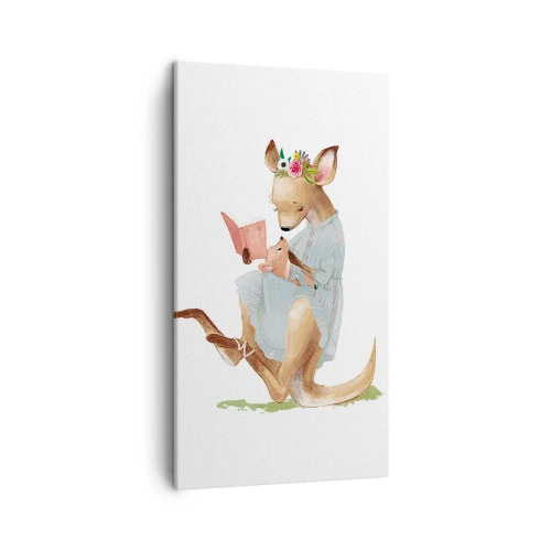 Vászonkép - Olvass nekem anya - 45x80 cm