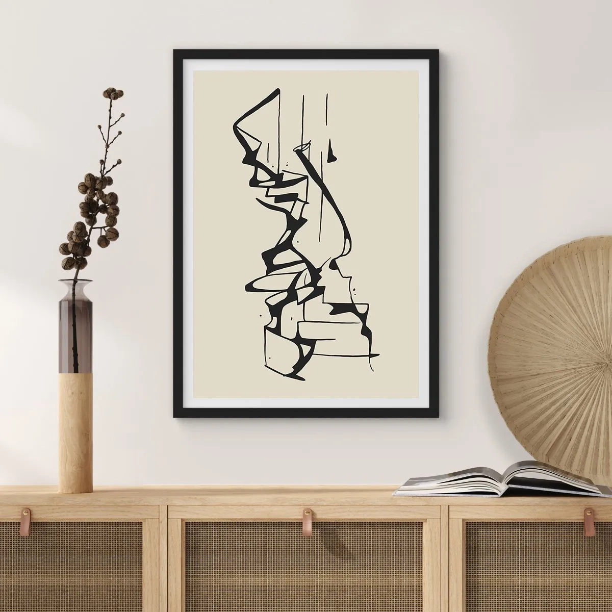 Poszter fehér keretben - Lehet egy táj - 30x40 cm