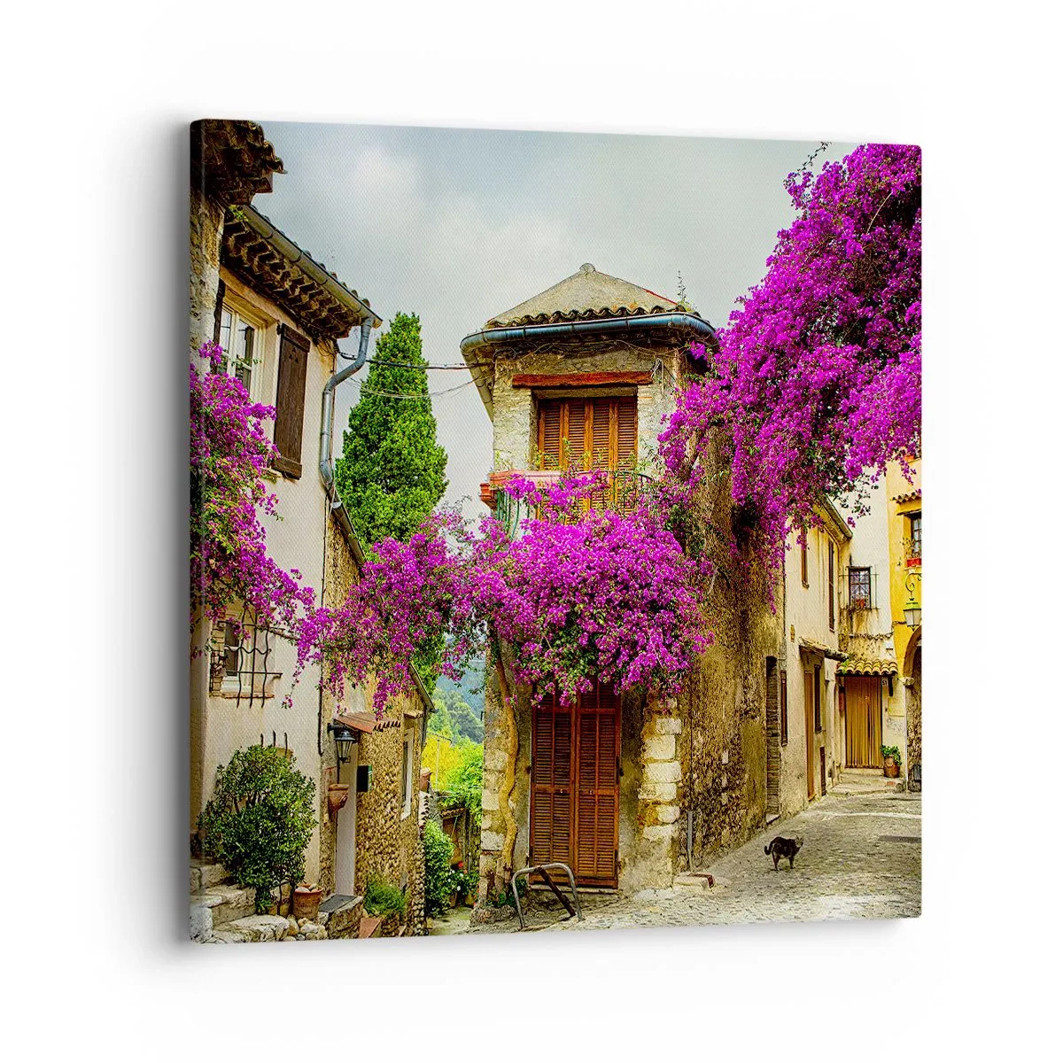 Vászonkép - Virágtető alatt - 40x40 cm