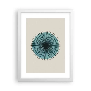 Poszter fekete keretben - Ragyogóan a kékben - 30x40 cm