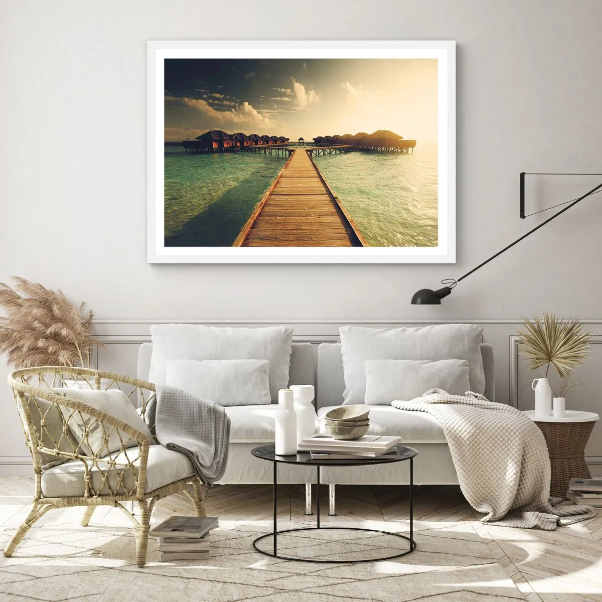 Poszter fekete keretben - Tiszteletteljes meghívás - 70x50 cm