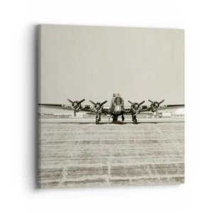 Vászonkép - Mint mindig készen - 40x40 cm