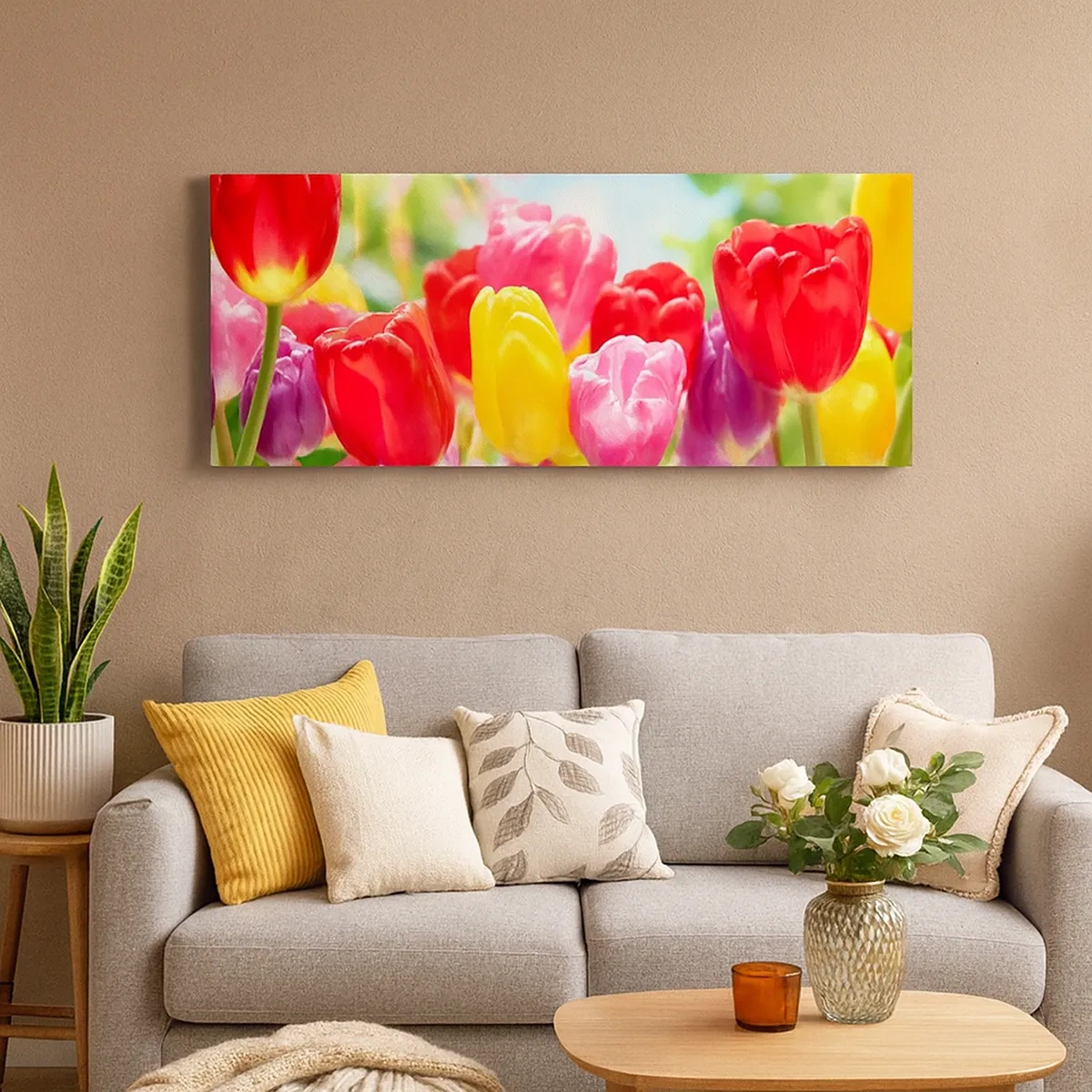 Vászonkép - Mi vagyunk, a május színei! - 30x30 cm