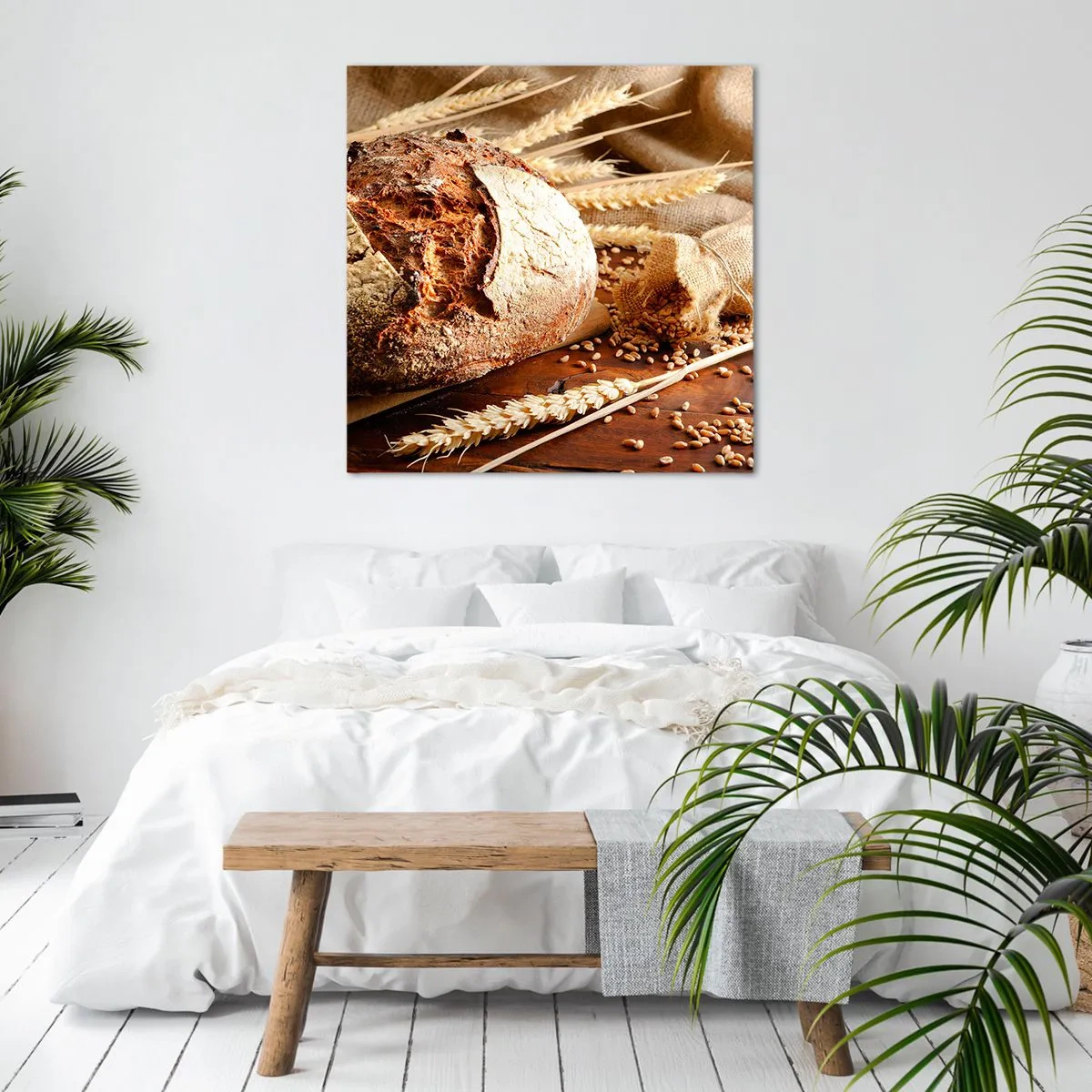 Vászonkép - Étvágygerjesztő, illatos, ropogós - 40x40 cm