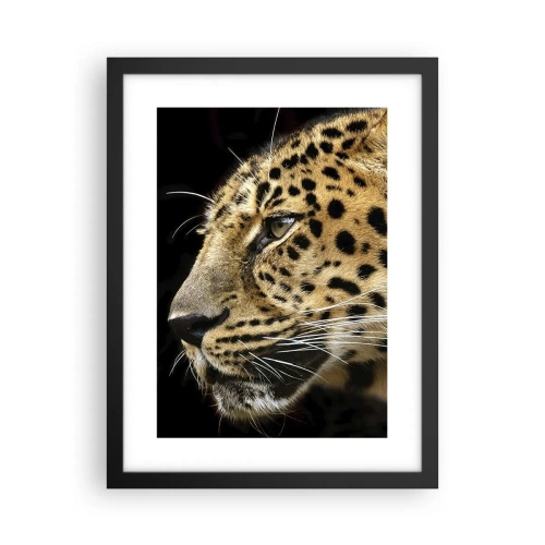 Poszter fehér keretben - Nyugodt, koncentrált, kész - 30x40 cm