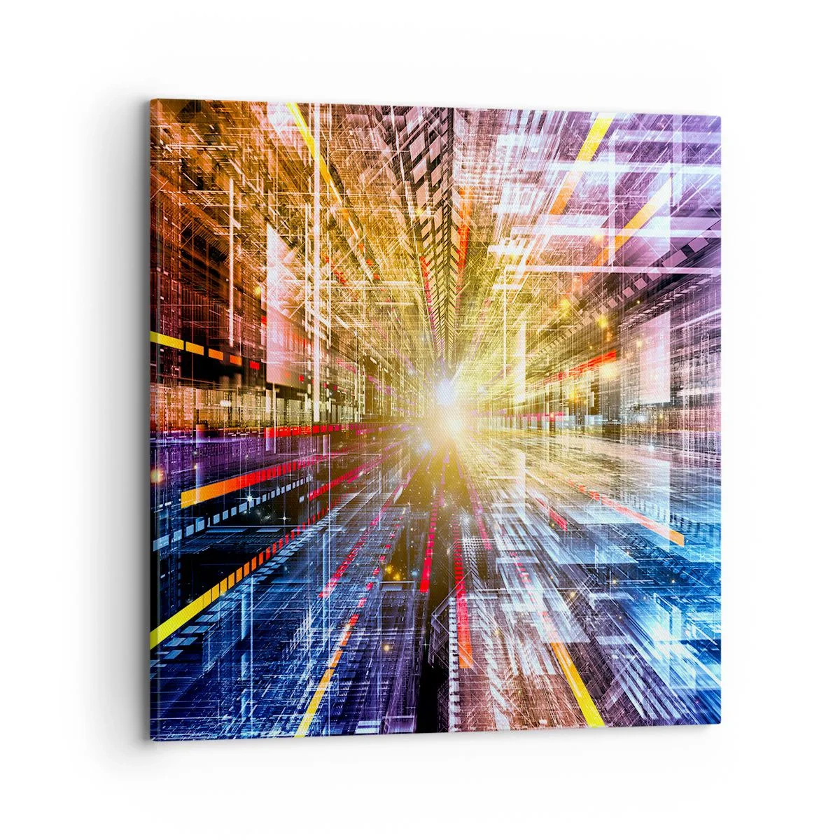 Vászonkép - Fényes folyosó - 70x70 cm