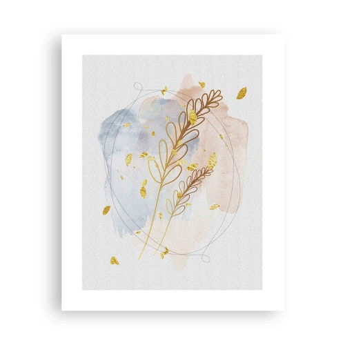 Poszter - Aranyszínű fuvallat - 40x50 cm