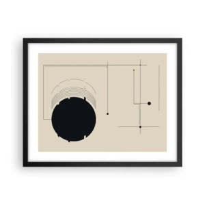 Poszter fehér keretben - Ruganyos és dinamikus kompozíció - 50x40 cm