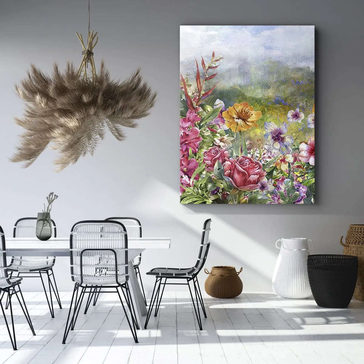 Vászonkép - A kert, amelyik megőrült - 65x120 cm
