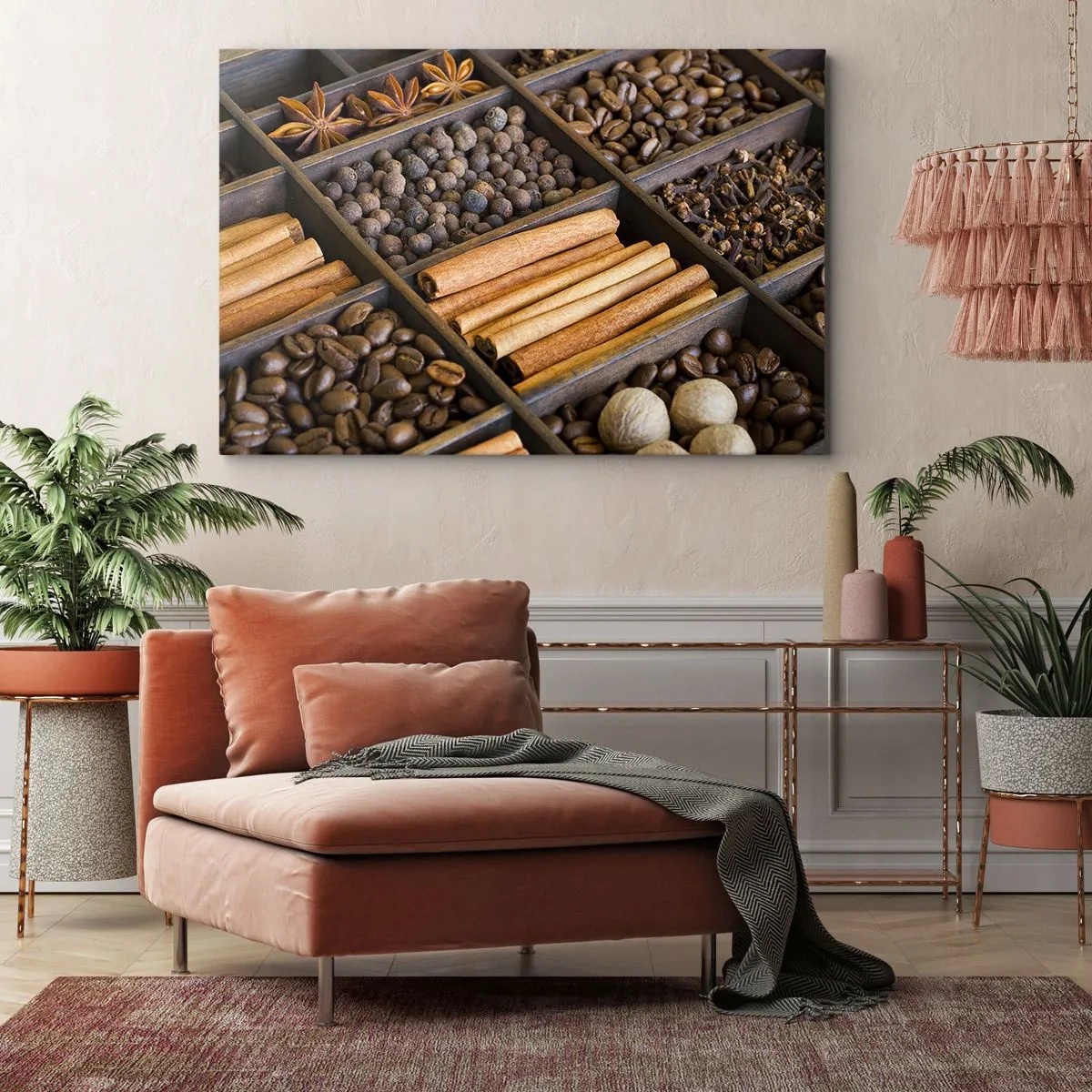 Vászonkép - Az aromák kincsesbányája - 100x70 cm
