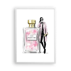 Poszter fekete keretben - Párizsi érzékiség - 50x70 cm