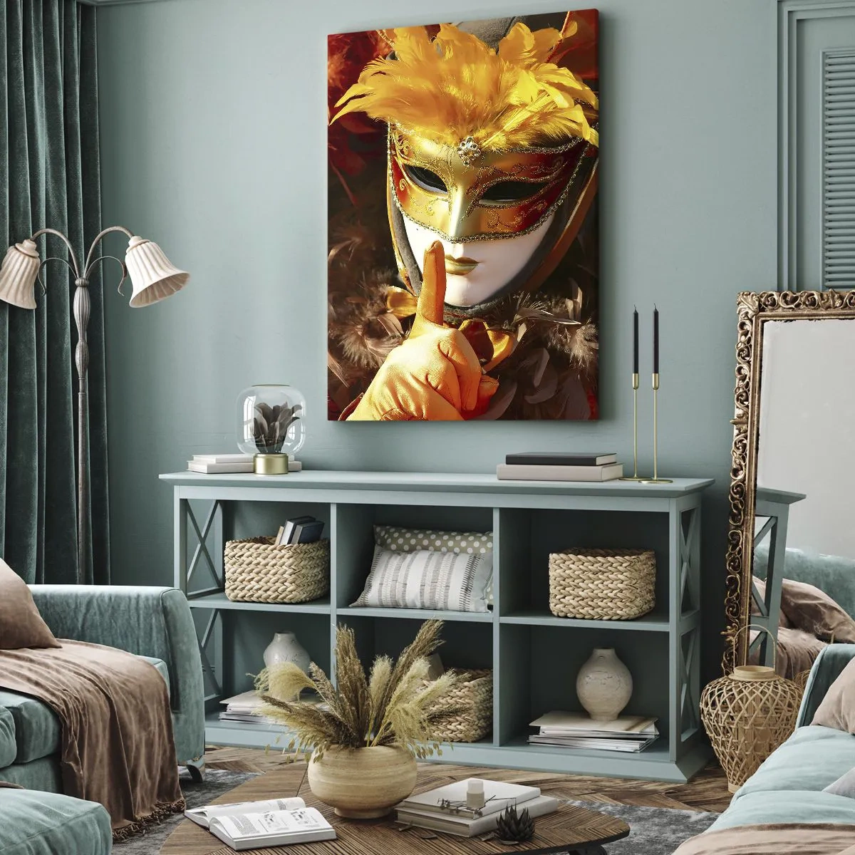 Vászonkép - A rejtély a játék része - 50x70 cm