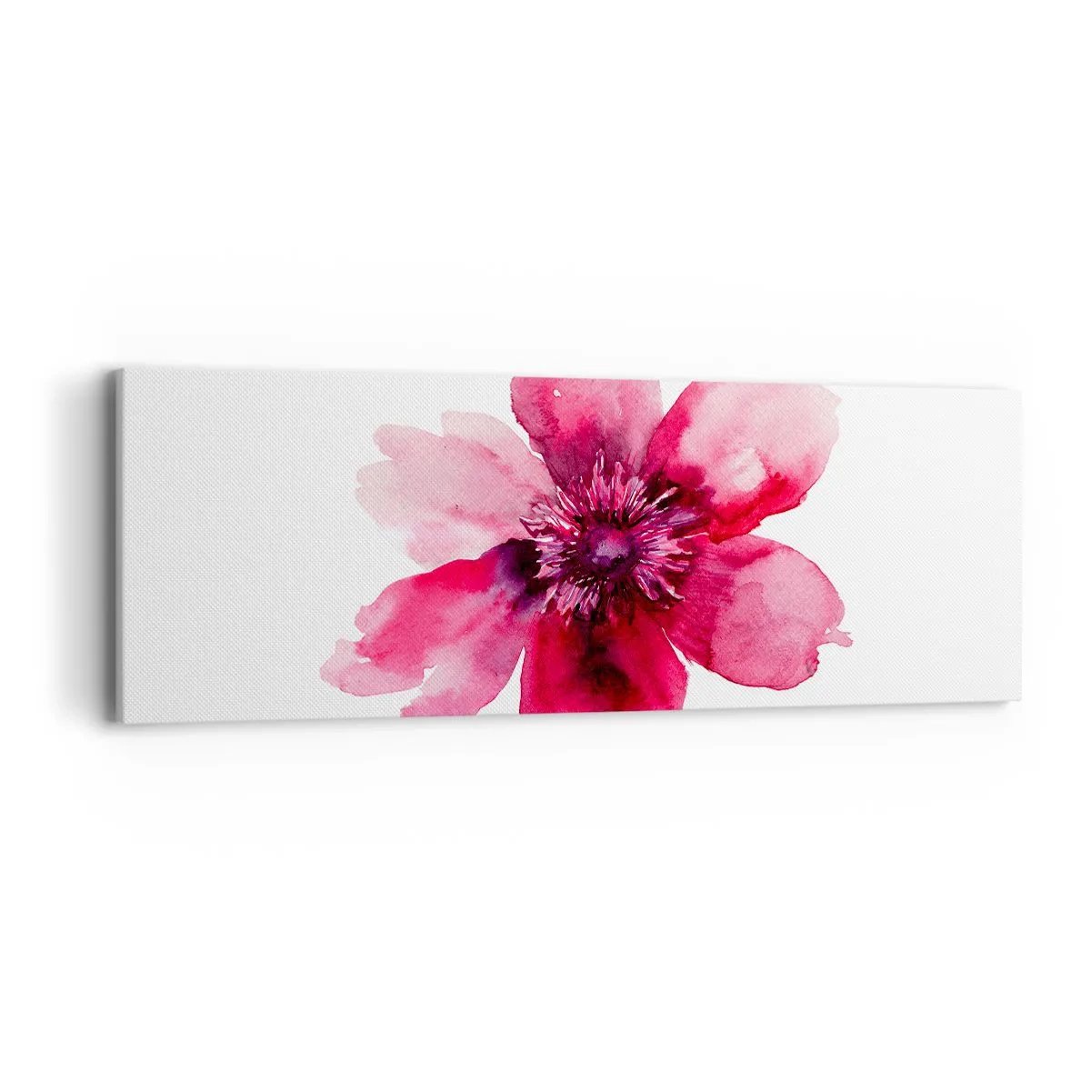 Vászonkép - Kármin illatos csók - 90x30 cm