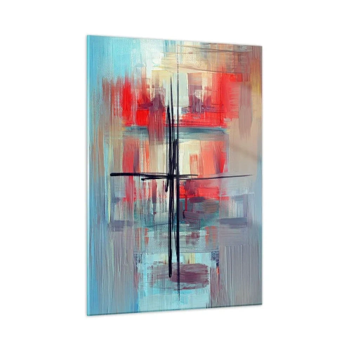 Üveg kép - Tájkép egy ismeretlen dimenzióban - 50x70 cm