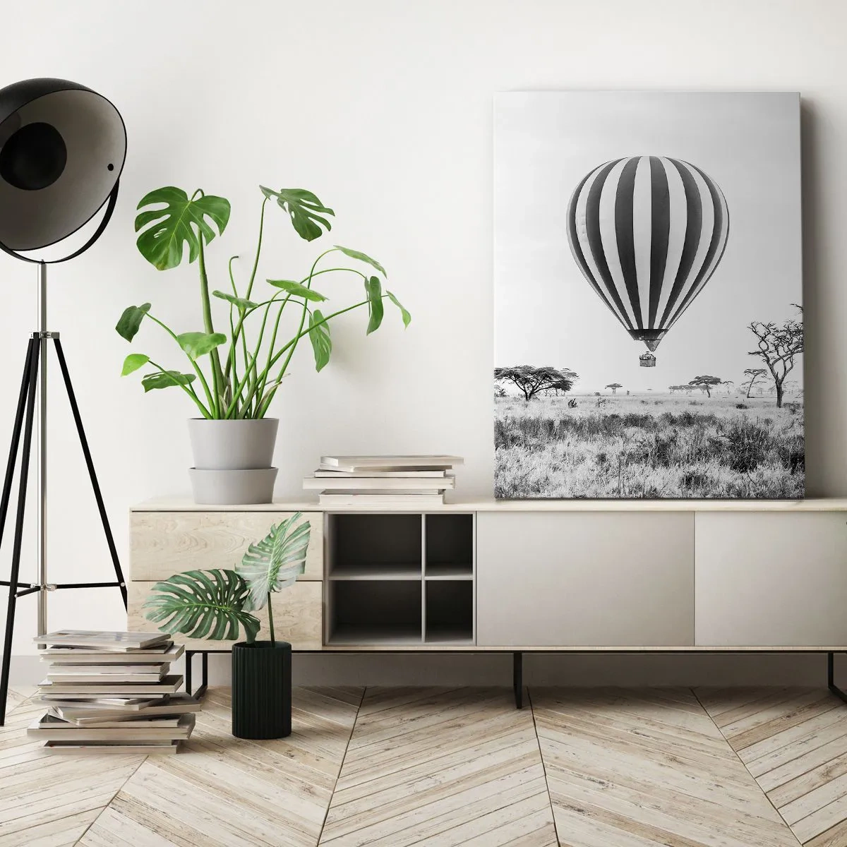 Vászonkép - A szavanna felett - 55x100 cm