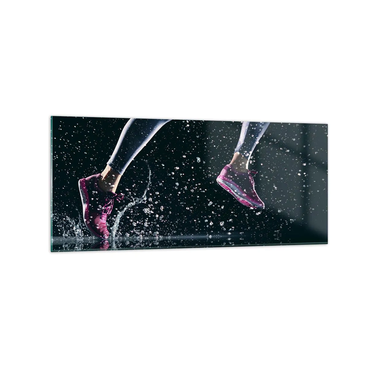 Üveg kép - Amennyi erő van a lábakban - 120x50 cm