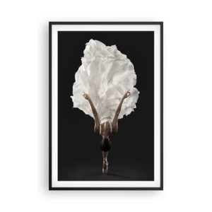 Poszter fehér keretben - Szokatlan sávok - 61x91 cm
