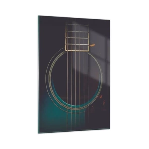 Üveg kép - Egy pillanat, mielőtt megszólal - 80x120 cm