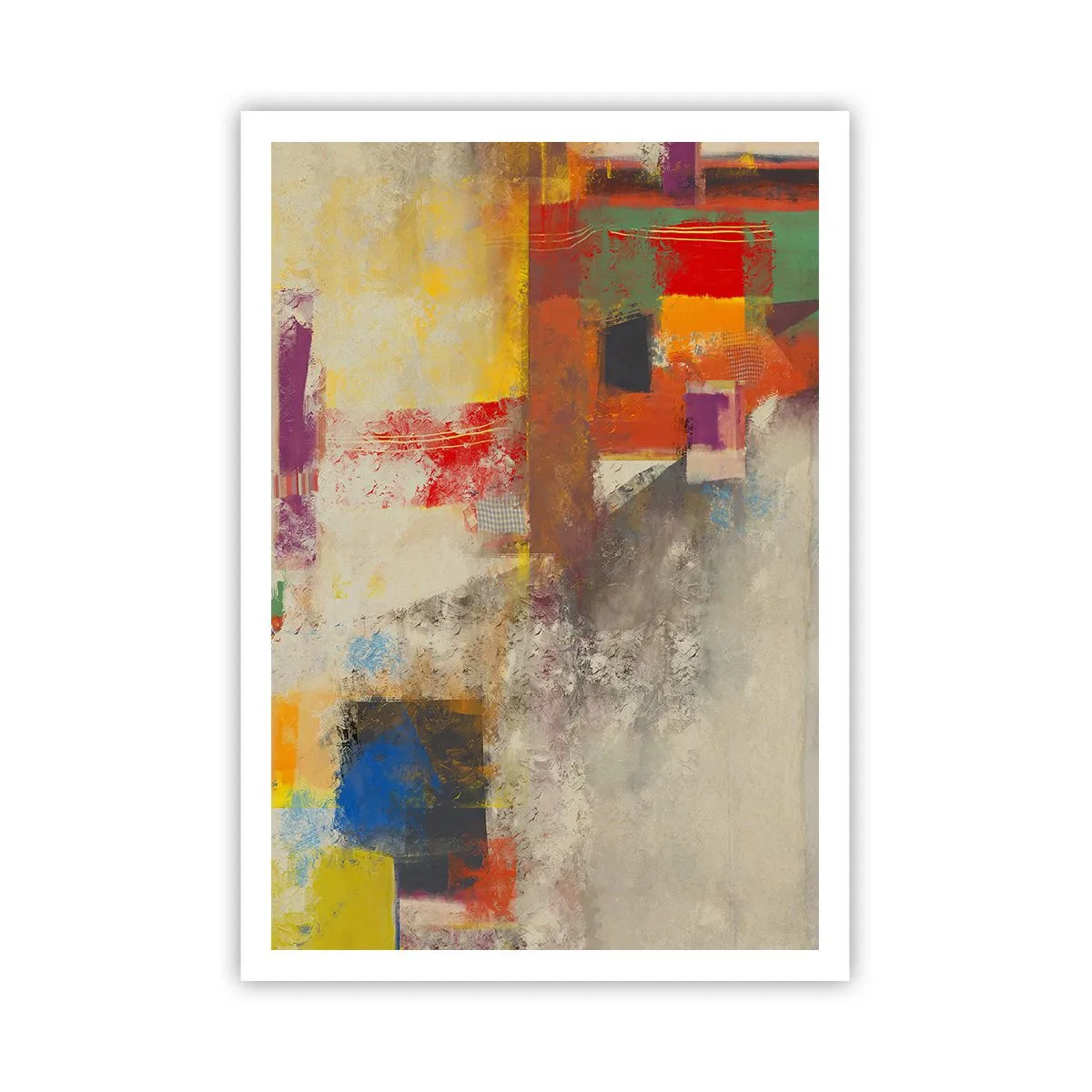Poszter - Színgeometria - 70x100 cm
