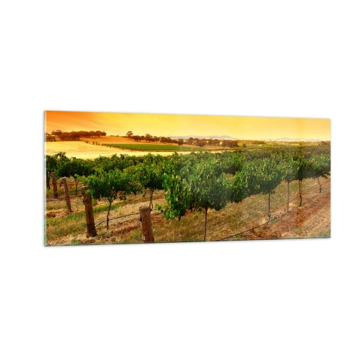 Üveg kép - Inni a napot - 100x40 cm