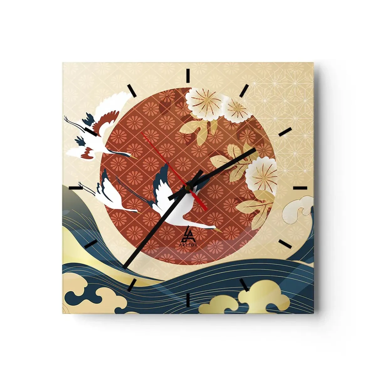 Falióra, Óra - Japán mese - 30x30 cm